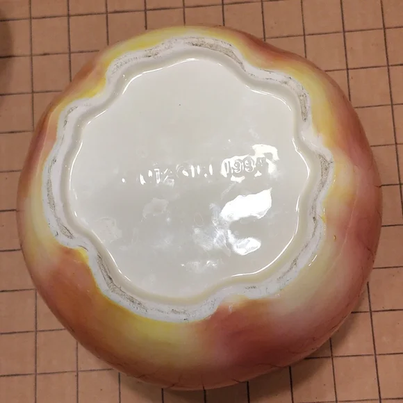 Otagiri 1984 large vintage apple cookie jar - Picture 8 of 16